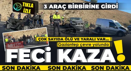 Gaziantep çevre yolunda ortalık savaş alanına döndü!