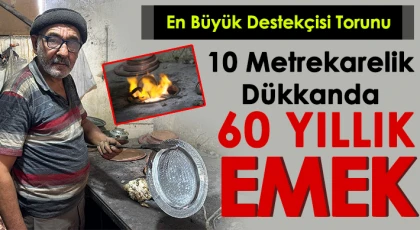 Gaziantep'te 60 yıldır 10 metrekarelik dükkanda kalaycılık mesleğini yaşatmaya çalışıyor