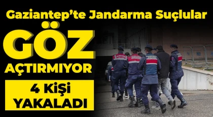 Gaziantep’te Jandarma suçlulara göz açtırmıyor
