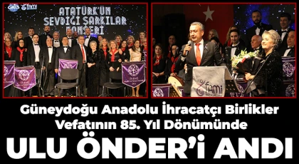 Güneydoğu Anadolu İhracatçı Birlikleri, Vefatının 85. Yıl Dönümünde Ulu Önder’i Andı