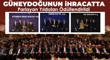 Güneydoğunun İhracatta Parlayan Yıldızları Ödüllendirildi