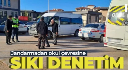 Jandarmadan okul çevresine sıkı denetim