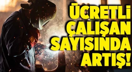  Ücretli çalışan sayısı yıllık yüzde 3 arttı