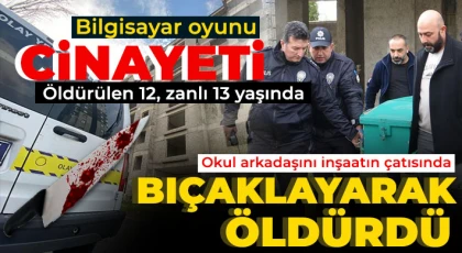 13 yaşındaki çocuk, okul arkadaşını inşaatın çatısında bıçaklayarak öldürdü