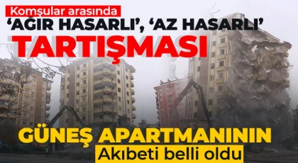 9 katlı Güneş Apartmanın akıbeti belli oldu