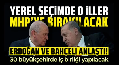 AKP ve MHP, yerel seçim için anlaştı