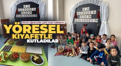 Anaokulu öğrencileri yerli malı haftasını kutladı