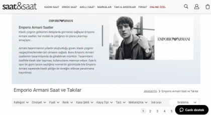 Armani Saatlerinin Özellikleri