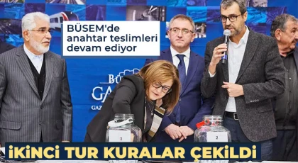 BÜSEM'de anahtar teslimleri devam ediyor
