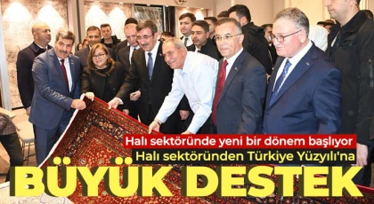 Dünya halı sektörü fuarda buluştu!