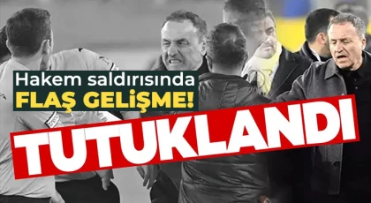 Hakem saldırısında flaş gelişme!