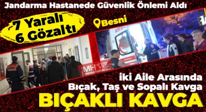 İki aile arasında bıçaklı kavga: 7 yaralı