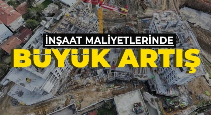 İnşaat maliyet endeksi yıllık yüzde 65,93 arttı