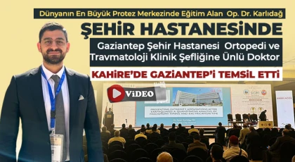 Kahire’de Gaziantep’i temsilen İngilizce dört konuşma yaptı