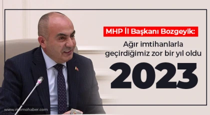 MHP İl Başkanı Bozgeyik’ten Yeni Yıl Mesajı