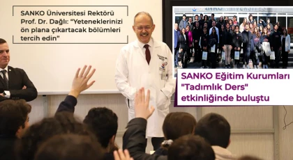 SANKO Eğitim Kurumları "Tadımlık Ders" etkinliğinde buluştu