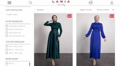 Saten Tesettür Abiye