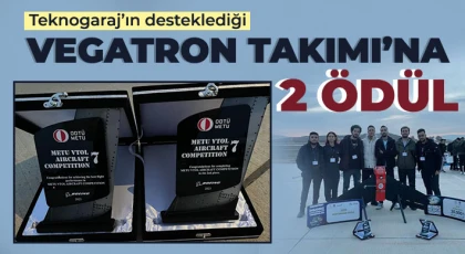 Teknogaraj’ın desteklediği Vegatron Takımı’na 2 ödül