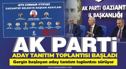 AK Parti aday tanıtım toplantısı başladı