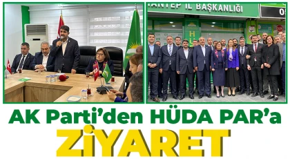 AK Parti’den HÜDA PAR’a ziyaret