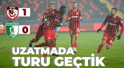 Gaziantep FK tek golle turladı