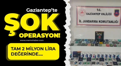 Gaziantep'te 2 milyon lira değerinde kaçak cep telefonu ele geçirildi