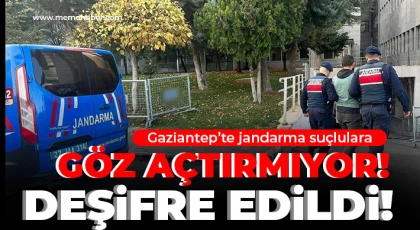 Gaziantep’te jandarma suçlulara göz açtırmıyor!