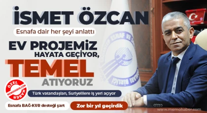 İsmet Özcan esnafa dair her şeyi anlattı