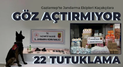 Jandarmadan Kaçakçılık ve Uyuşturucu Operasyonu: 22 Tutuklama