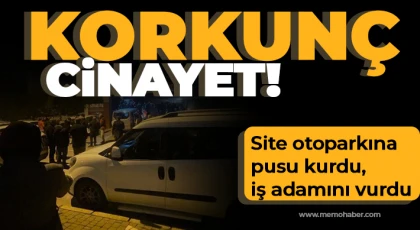 Korkunç cinayet: Site otoparkına pusu kurdu, iş adamını vurdu
