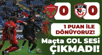 Maçta Gol Sesi Çıkmadıı! Hatayspor, Gaziantep FK : 0 - 0