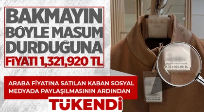 Milyonluk kaban yok satıyor