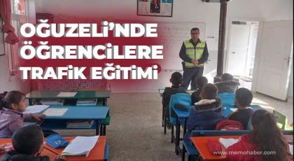  Oğuzeli’nde öğrencilere trafik eğitimi