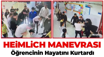 Okul müdürü öğrencinin hayatını kurtardı