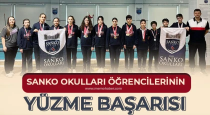 SANKO Okulları öğrencilerinin yüzme başarısı