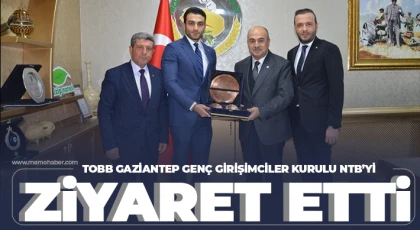TOBB Gaziantep Genç Girişimciler Kurulu NTB’yi ziyaret etti