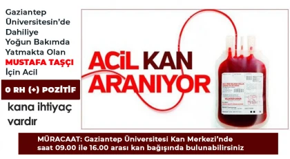 Acil Kan Aranıyor...
