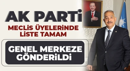 Belediye başkanlarının listesine il başkanından tam destek