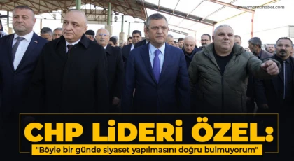 CHP Lideri Özel: Japonya’da çok büyük depremler oluyor ama kimsenin burnu bile kanamıyor