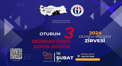 Deprem bölgesi zirvesi’nde depremin psikolojik ve sosyal boyutu konuşulacak