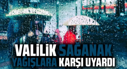 Gaziantep Valiliği Sağanak Yağışlara Karşı Uyardı