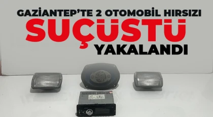 Gaziantep’te 2 otomobil hırsızı suçüstü yakalandı