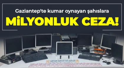 Gaziantep'te Kumar Oynayan Şahıslara Ceza Yağdı!