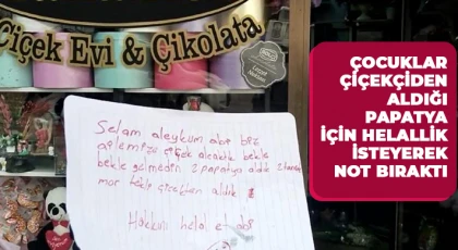 Gaziantep’te not bırakan öğrenciden örnek davranış