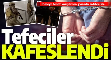 Gaziantep’te tefeci operasyonu