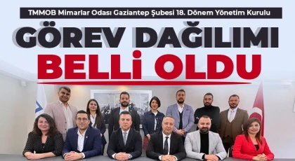 İşte TMMOB Mimarlar Odası Yönetim Kurulu Görev Dağılımı