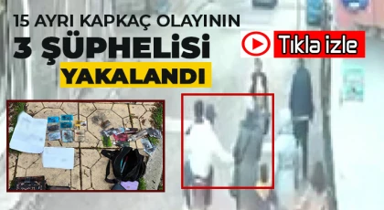 Kapkaç anları güvenlik kameralarına yansıdı