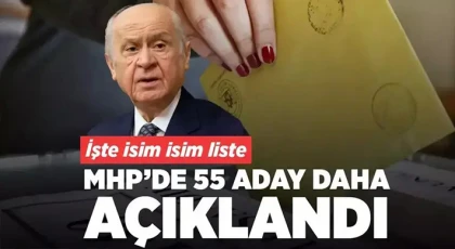 MHP, 55 Belde Belediye Başkan Adayını daha açıkladı