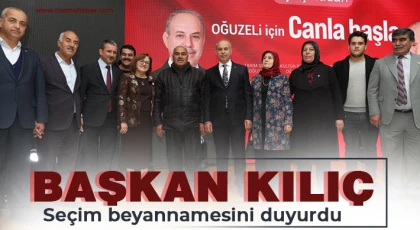 Oğuzeli Belediye Başkanı Mehmet Sait Kılıç, projelerini anlattı