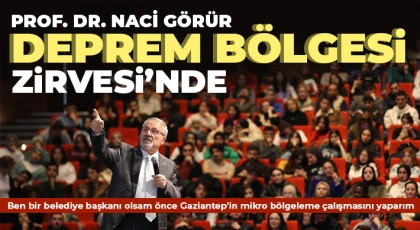  Prof. Dr. Naci Görür Deprem Bölgesi Zirvesi’nde